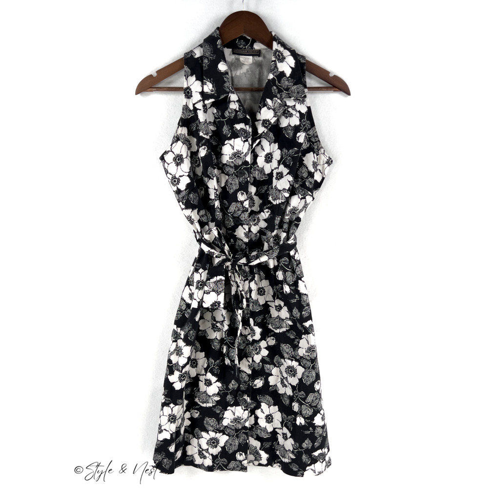 Vintage Herman Geist Dainty Floral CottageCore Spring Dress Whimsical Size 8